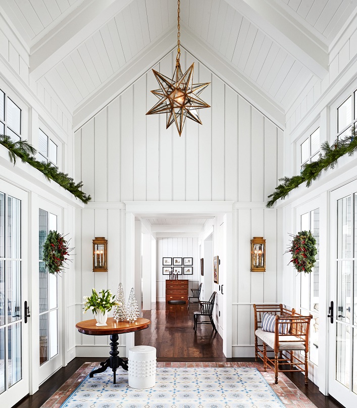 Inside a charming and inviting vacation home in Michigan during the holidays!