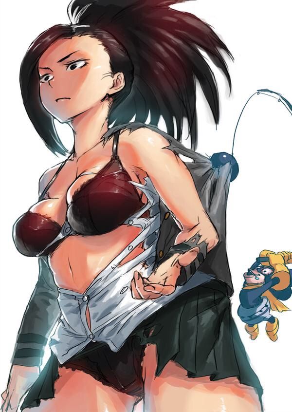 Momo Yaoyorozu. 八 百 万 百) merupakan salah satu karakter perempuan di anime B...