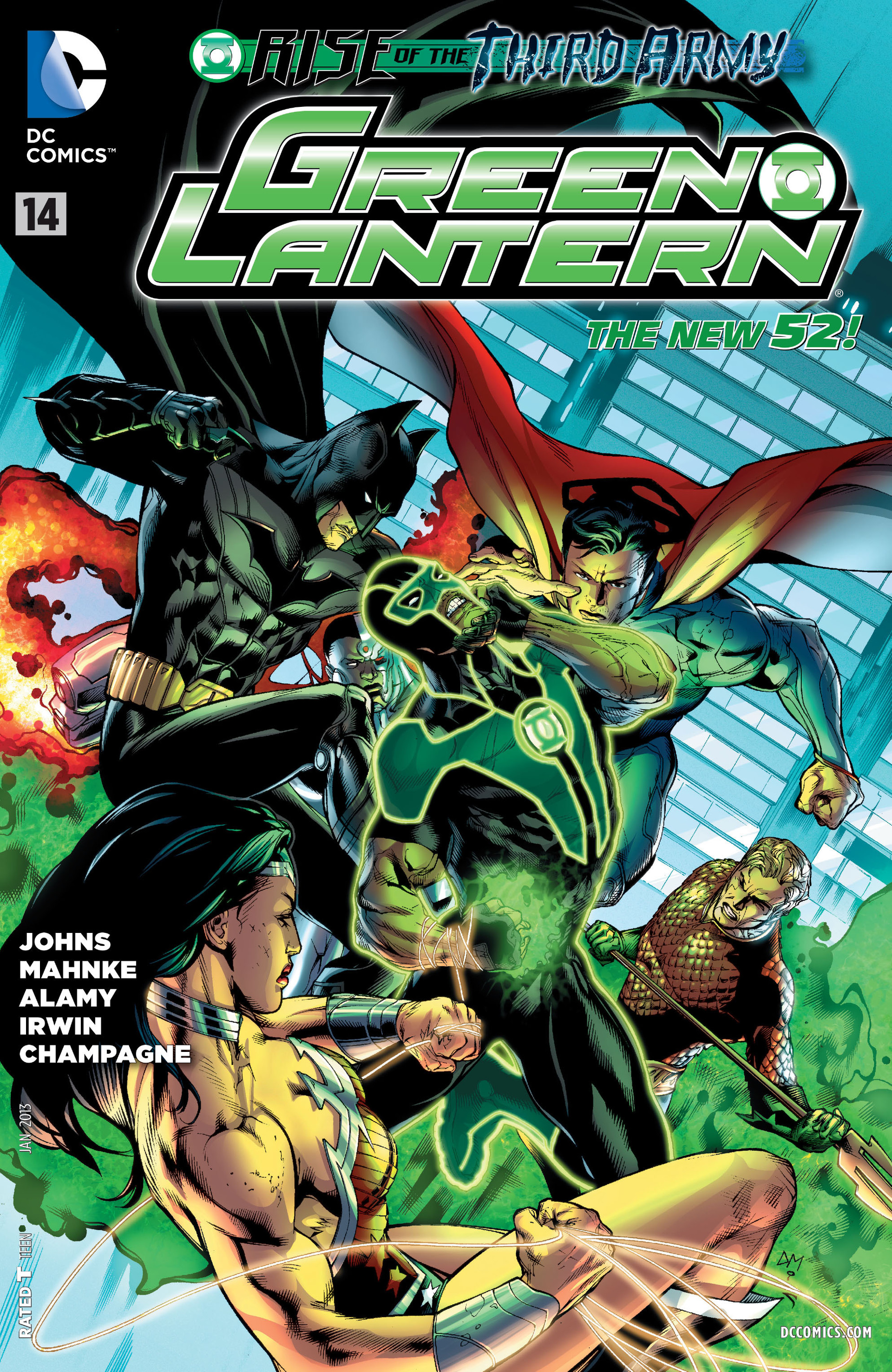 Read online Green Lantern (2011) comic -  Issue #14 - 21