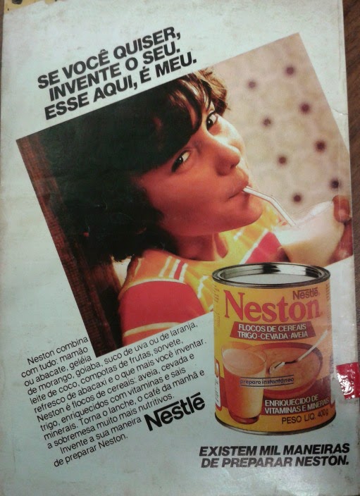 Propaganda do Neston (Nestlé) veiculado nos anos 80.
