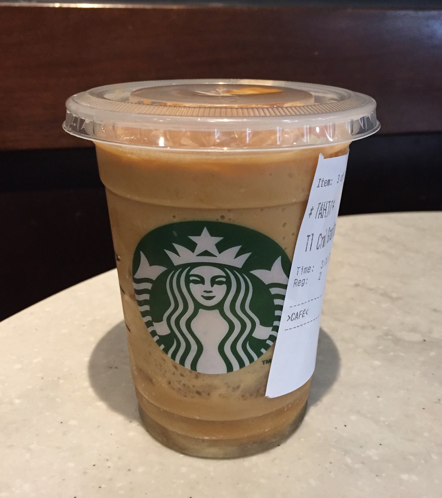 Caramel Espresso Granita From Starbucks / スターバックスのキャラメル エスプレッソ グラニータ