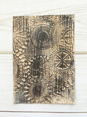 3D Texture Fades Embossing Folder, Mechanics, The Funkie Junkie Boutique, tutorial, Maggi Harding