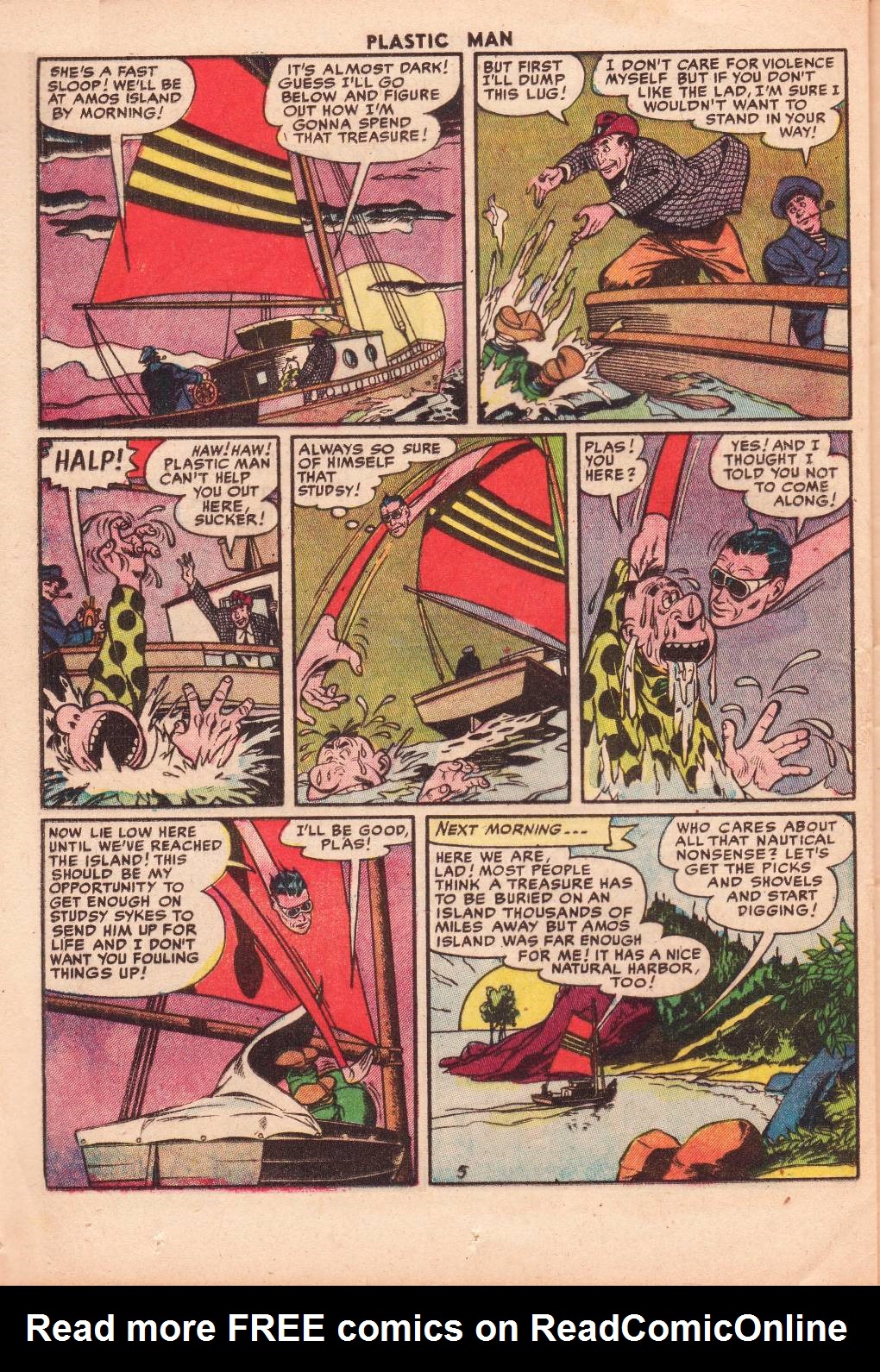 Read online Plastic Man (1943) comic -  Issue #47 - 23