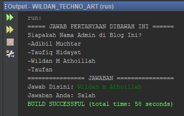 Contoh kedua penggunaan fungsi equals String pada Java Contoh kedua penggunaan fungsi equals String pada Java