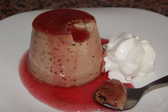 Panna cotta de chocolate