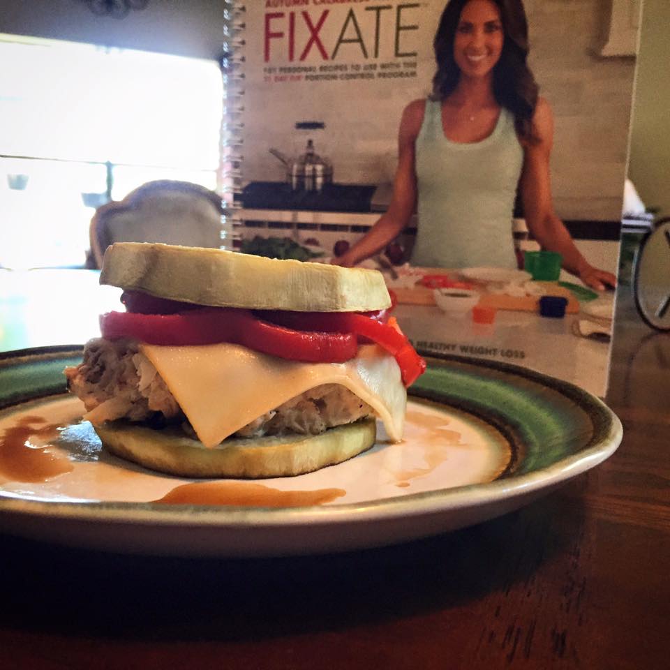New Purpose, New Life FIXATE Eggplant Turkey Burger