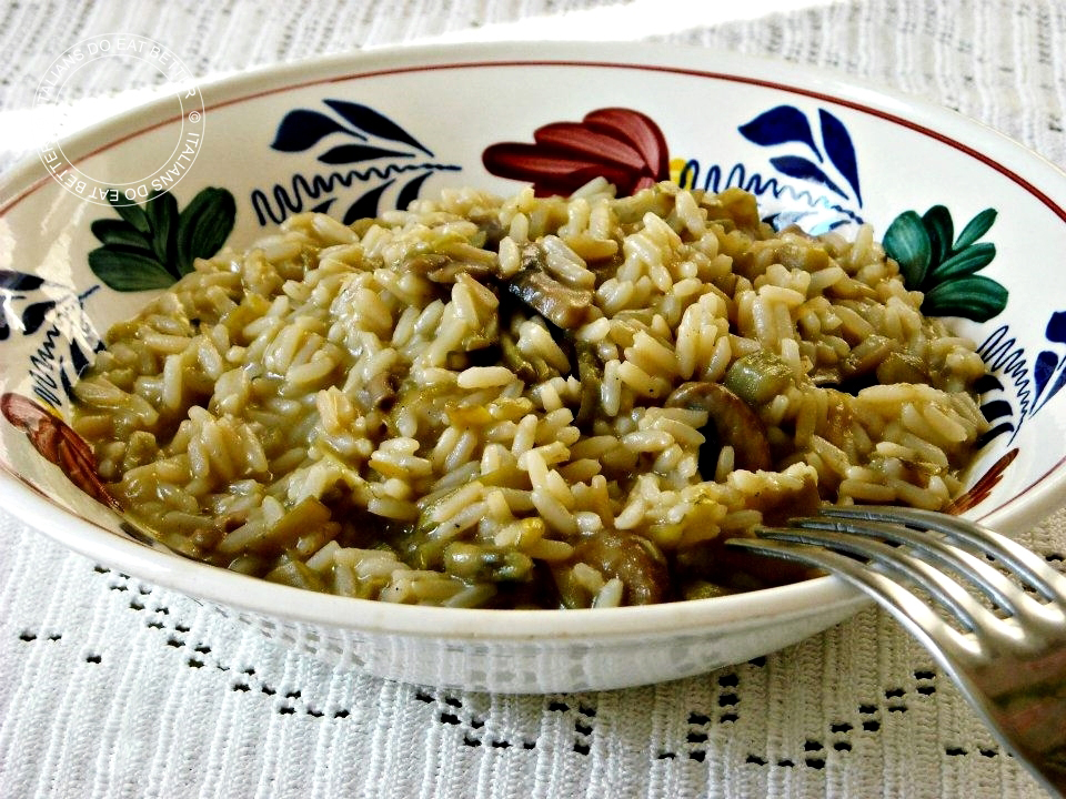 RISOTTO FUNGHI E CARCIOFI ITALIANS DO EAT BETTER