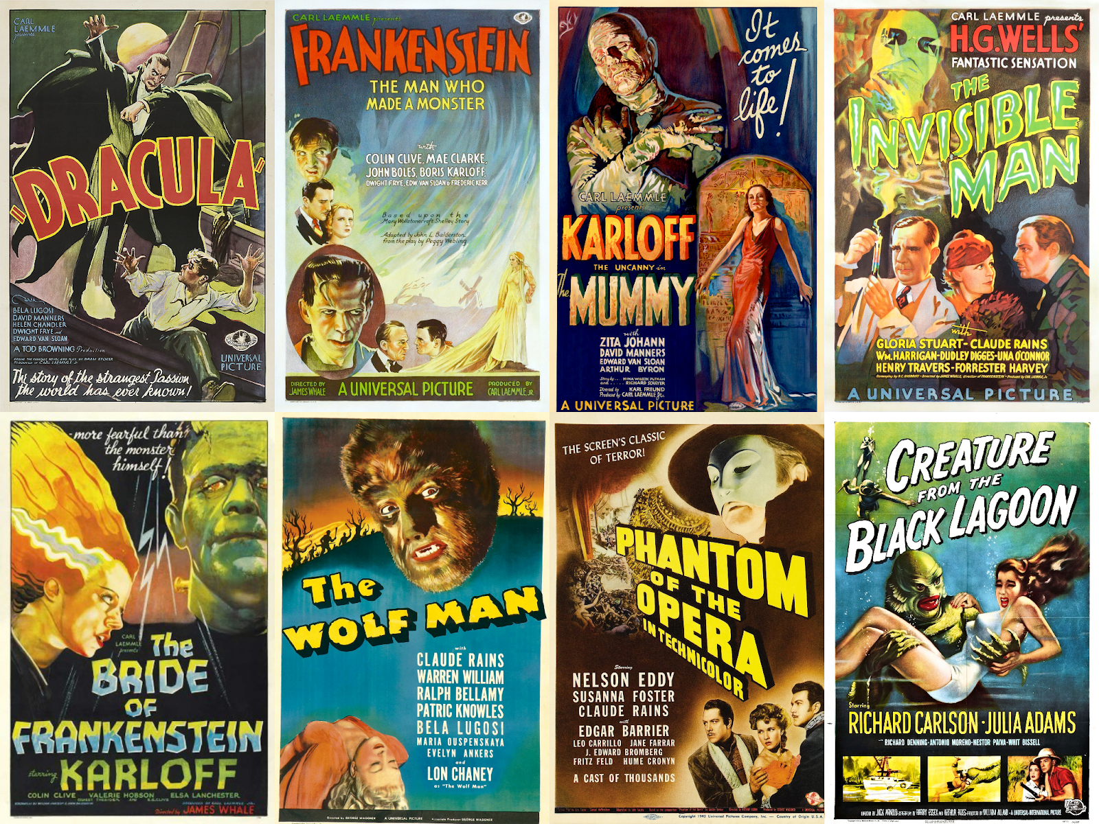 Movie Review Universal Monster Movies Retrospective Lolo Loves Films