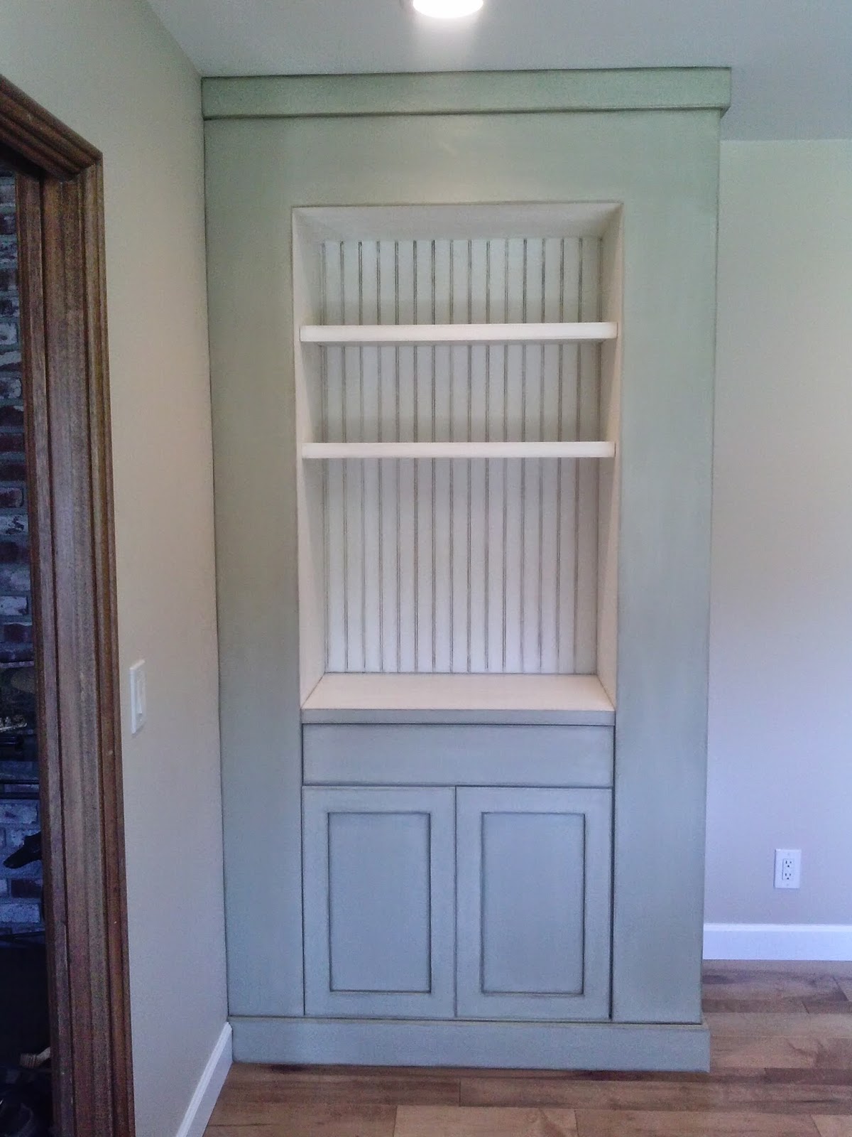 Reloved Rubbish Custom Painted Builtin