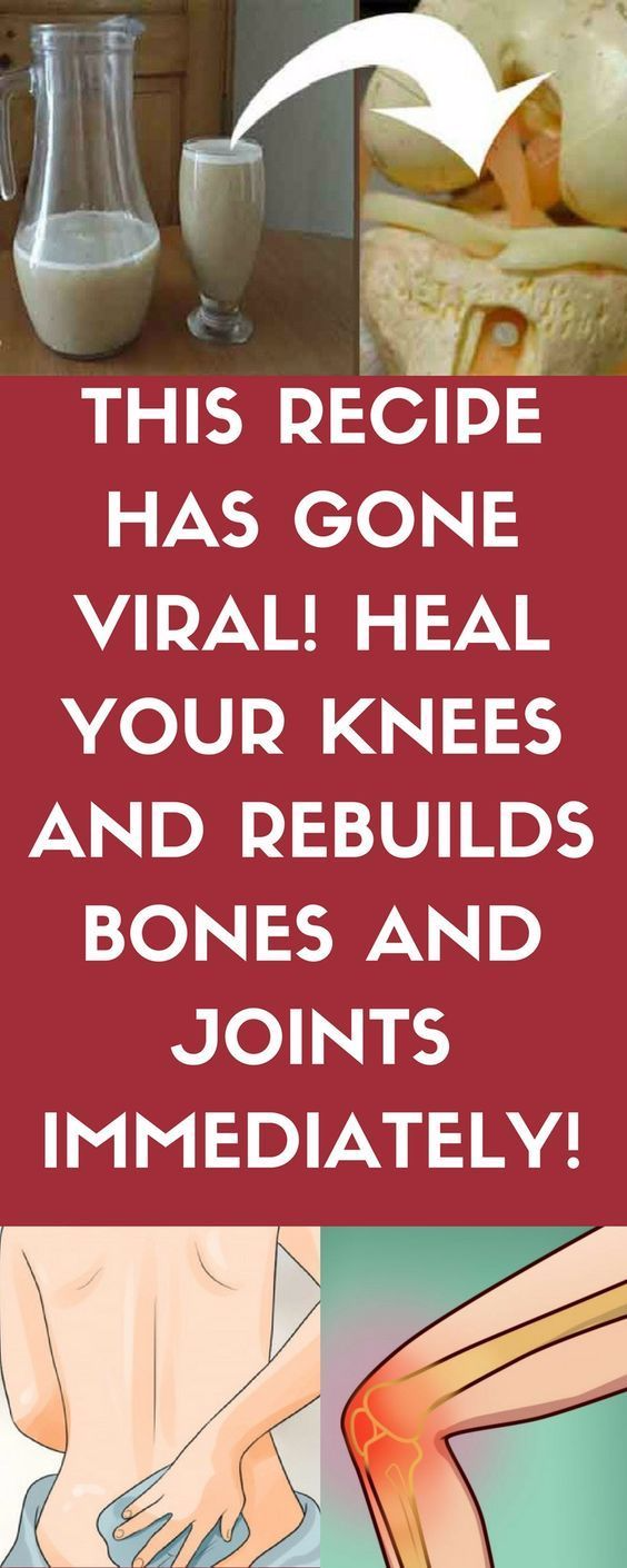 THIS RECIPE HAS GONE VIRAL! HEAL YOUR KNEES AND REBUILDS BONES AND