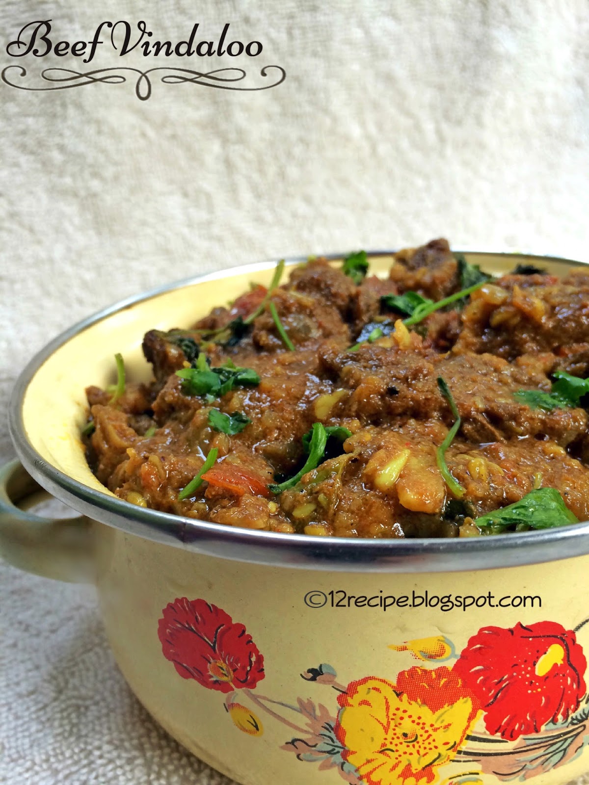 Beef Vindaloo Recipe Book
