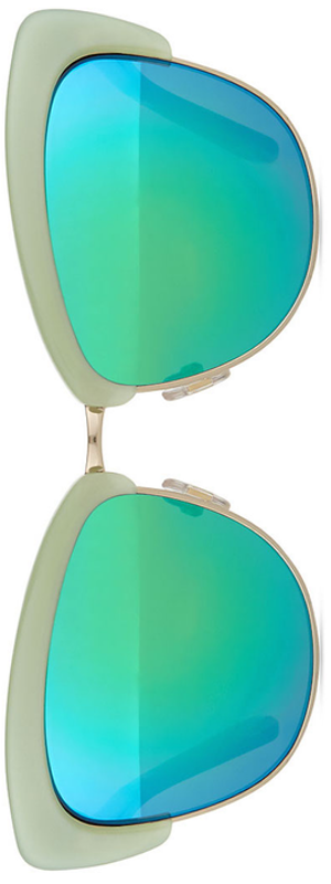 kate spade new york dual-rimmed cat-eye sunglasses