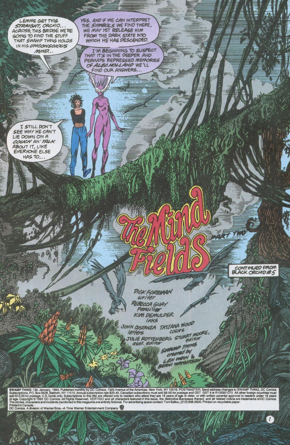 Read online Swamp Thing (1982) comic -  Issue #139 - 2