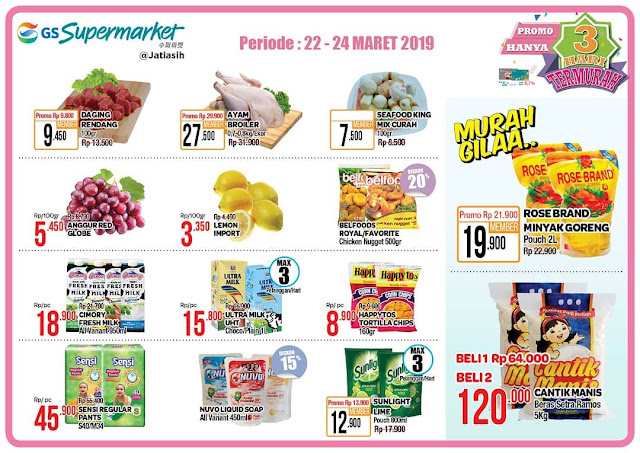 #GSSupermarket - #Promo #Katalog JSM Periode 22 - 24 Maret 2019