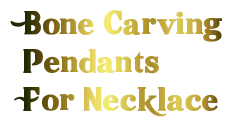 Bone Necklace | Bone Carving | Antler Jewelry