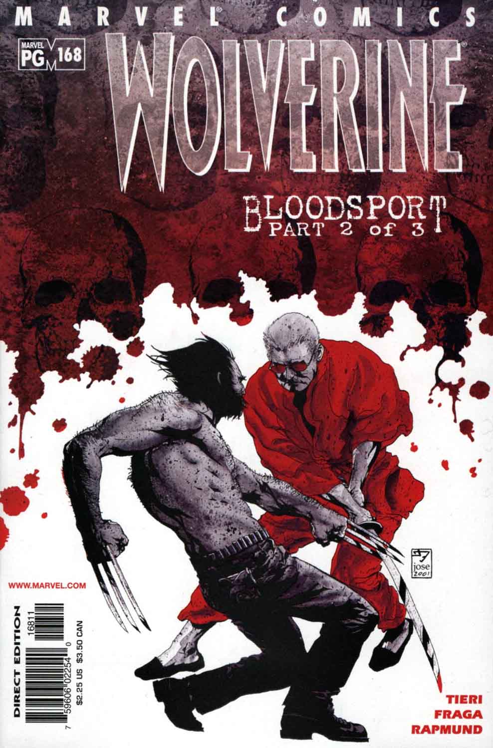 Read online Wolverine (1988) comic -  Issue #168 - 1