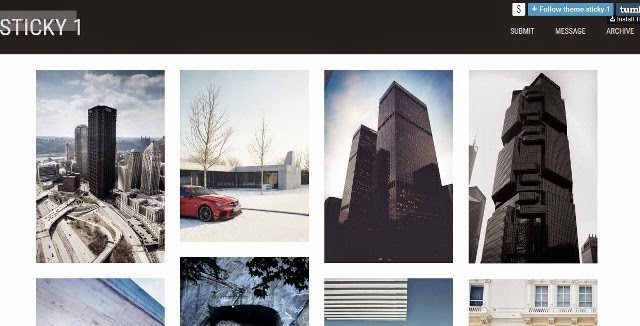 Sticky - Free Minimalistic Tumblr Theme