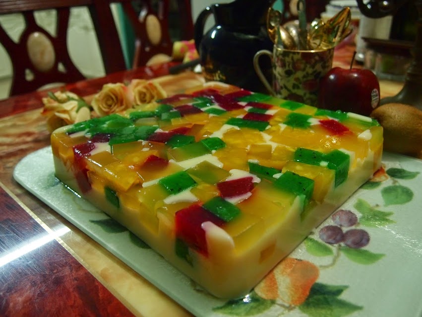 LUWEEH KITCHEN Real Fruit Juice Mosaic Jelly