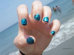 turquoise nail orly kayley