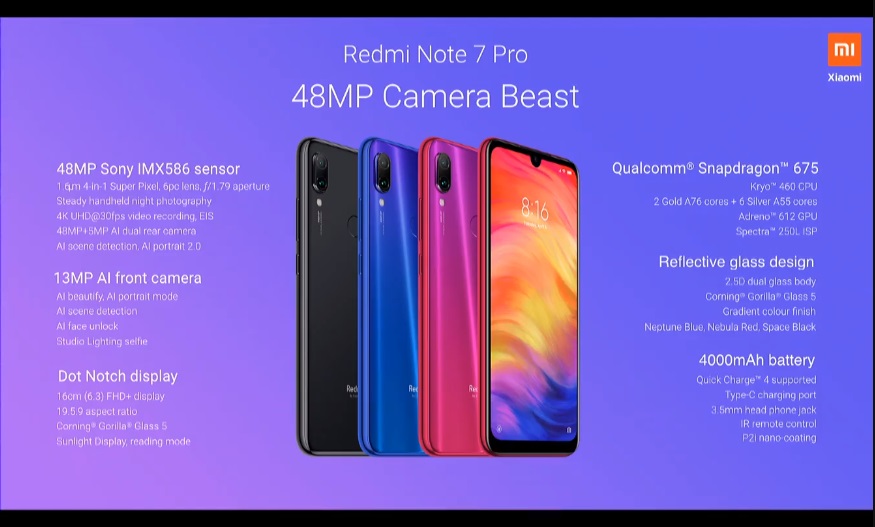 Redmi Note 7 Pro Officially Announced Full Specifications And Price In Nigeria Phones Nigeria