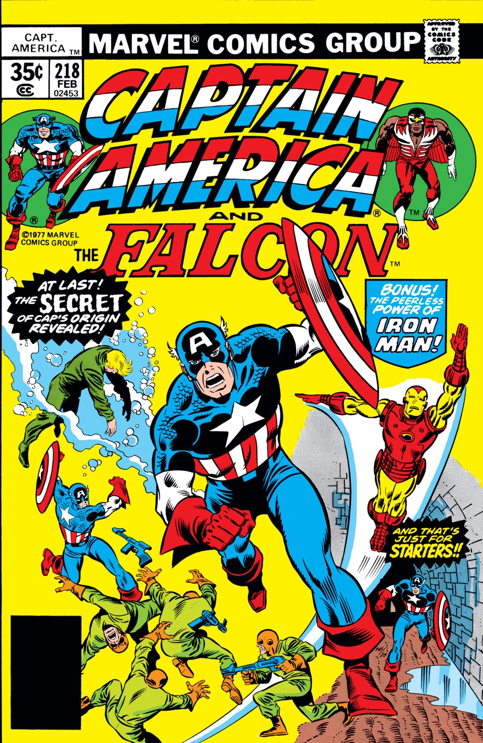 Captain America (1968) Issue #218 #132 - English 1