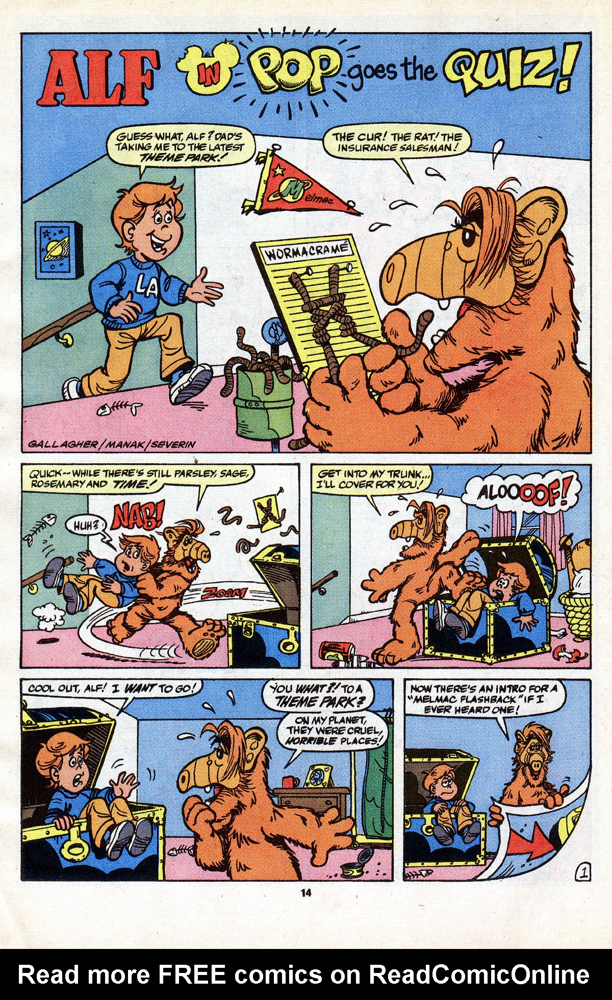 Read online ALF comic -  Issue #29 - 16