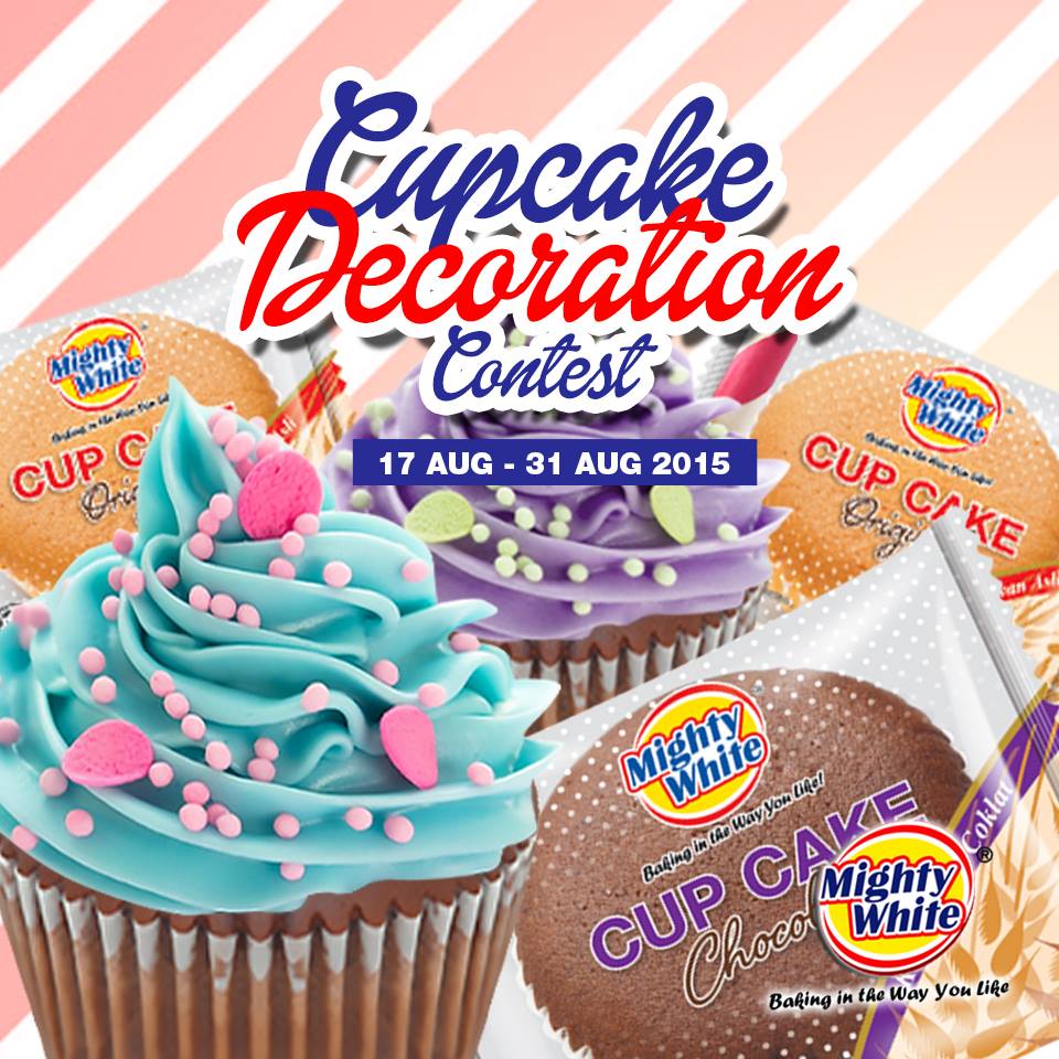 Contest Peraduan Malaysia Mighty White Cupcake Decoration Contest