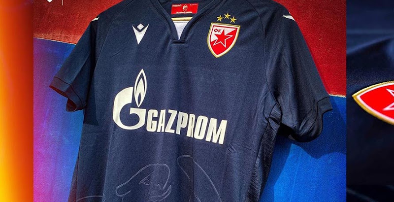 Still Sponsored by Gazprom: Red Star Belgrade 23-24 Home, Away & Third Kits  Released - Footy Headlines