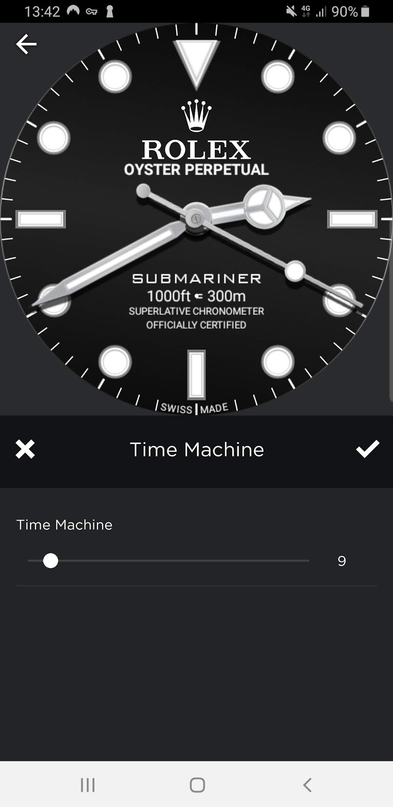submariner watch face