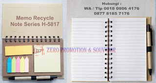 Recycle Note Series H-5817, NOTES POS IT & PEN H-5817, Memo Go Greeen, Kertas Memo Pos it