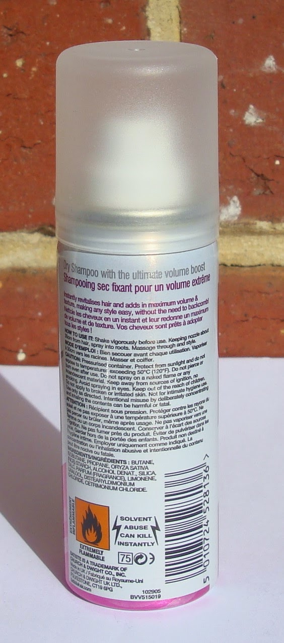 little white truths Batiste XXL Volume Dry Shampoo review