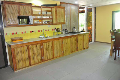 Bamboo kitchen cabinets