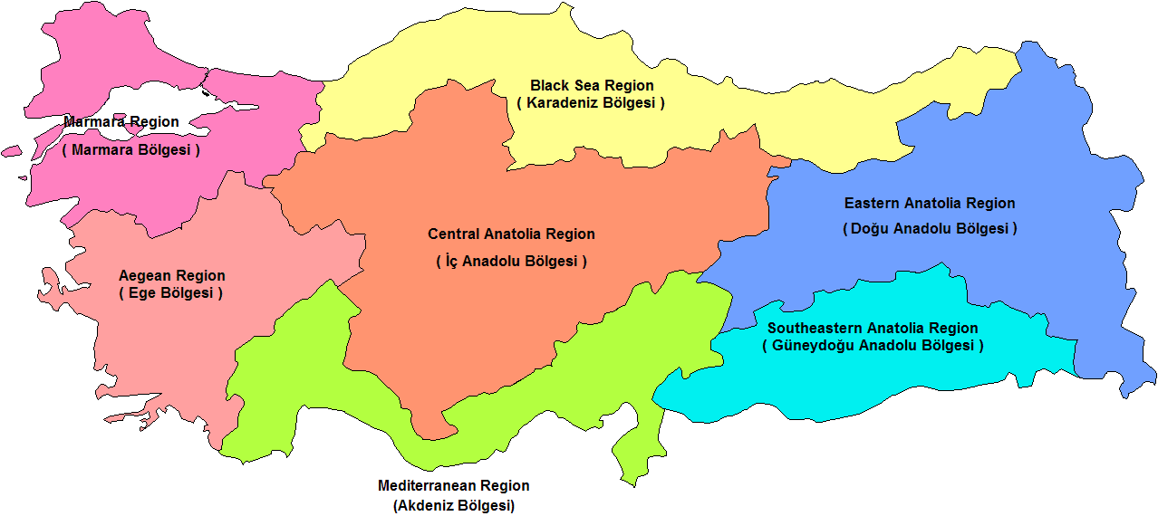 Regions of Turkey ~ Turkey Travel Guide