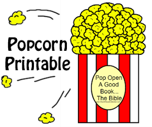 Popcorn Sunday School Craft For Kids