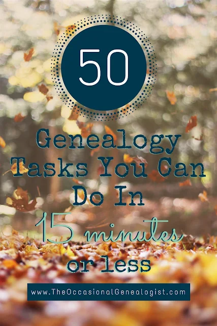 50 Tasks in 15 Minutes or Less