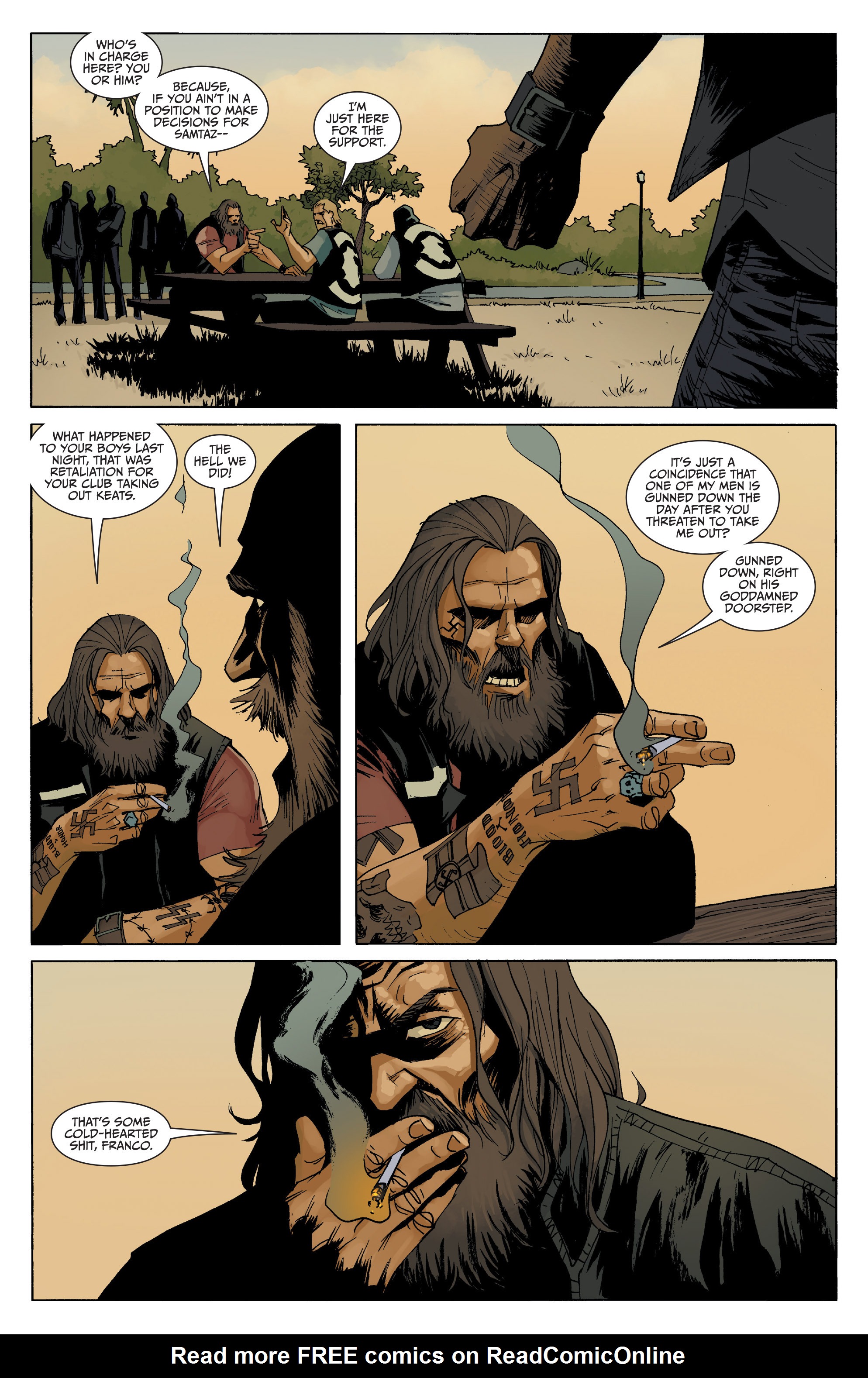 Read online Sons of Anarchy comic -  Issue #12 - 13