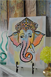 ganesha painting ganpati drawings paintings drawing canvas lord diy artist pinkzpassion paint styling sketch sketches face passion