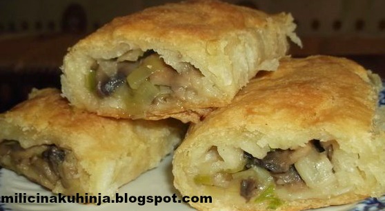 Tajni Sastojak Posna Pita Sa Sampinjonima I Grizom