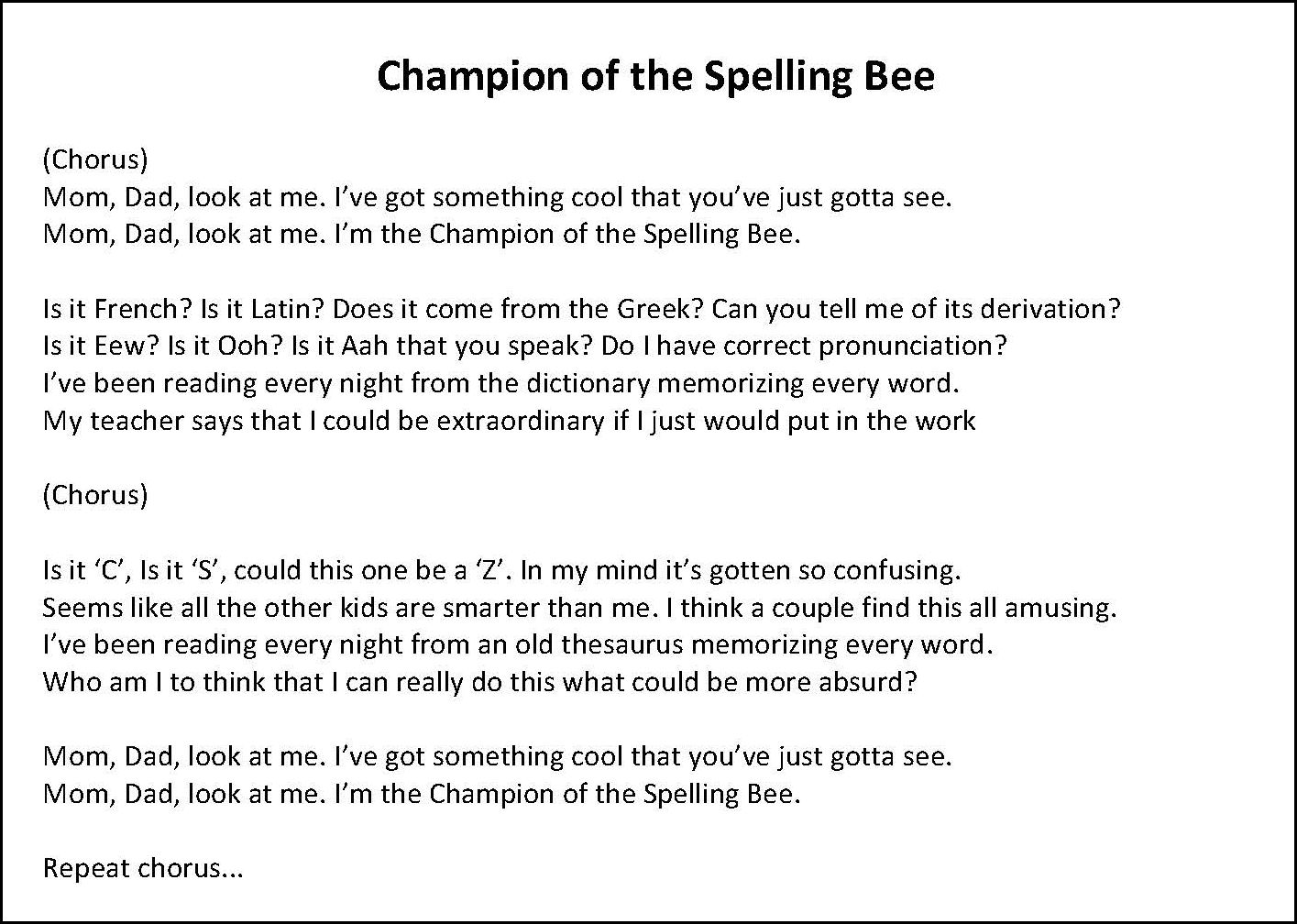 BILINGUAL ALYUSSANA 1st SPELLING BEE CONTEST