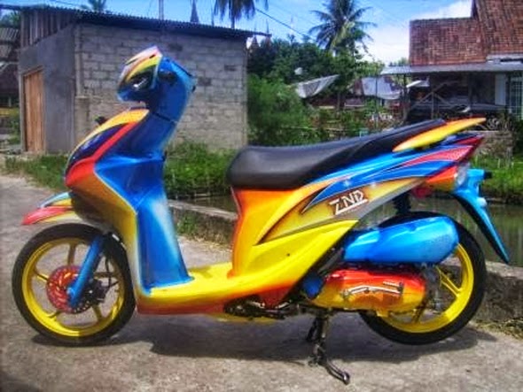 Modifikasi Motor Honda Spacy Velg Jari-Jari Koleksi Gambar Keren