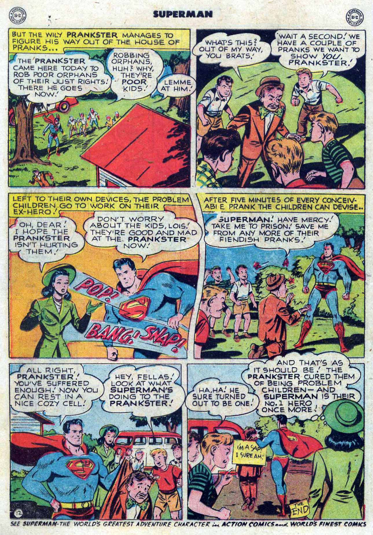 Read online Superman (1939) comic -  Issue #55 - 16