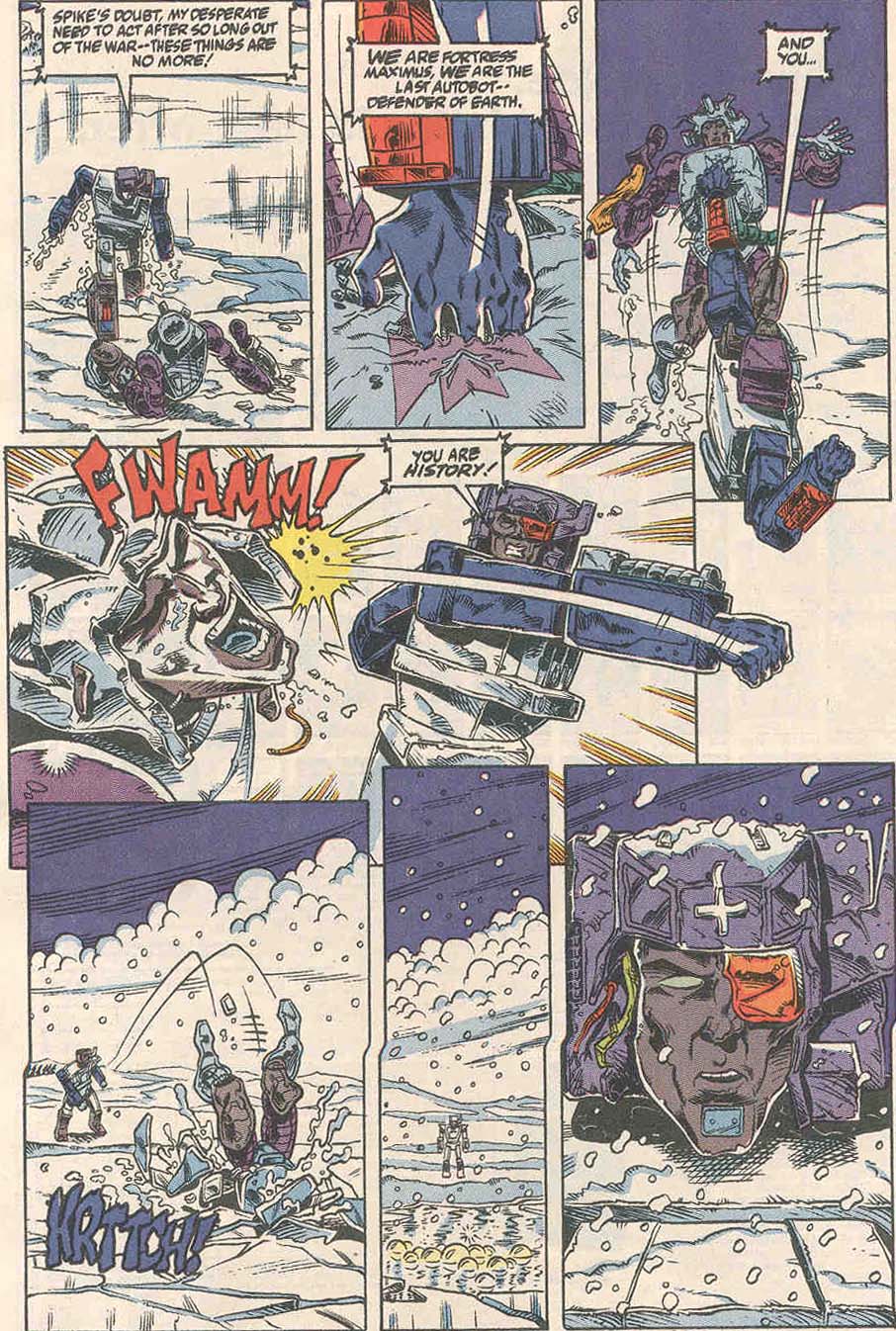 Read online The Transformers (1984) comic -  Issue #79 - 19