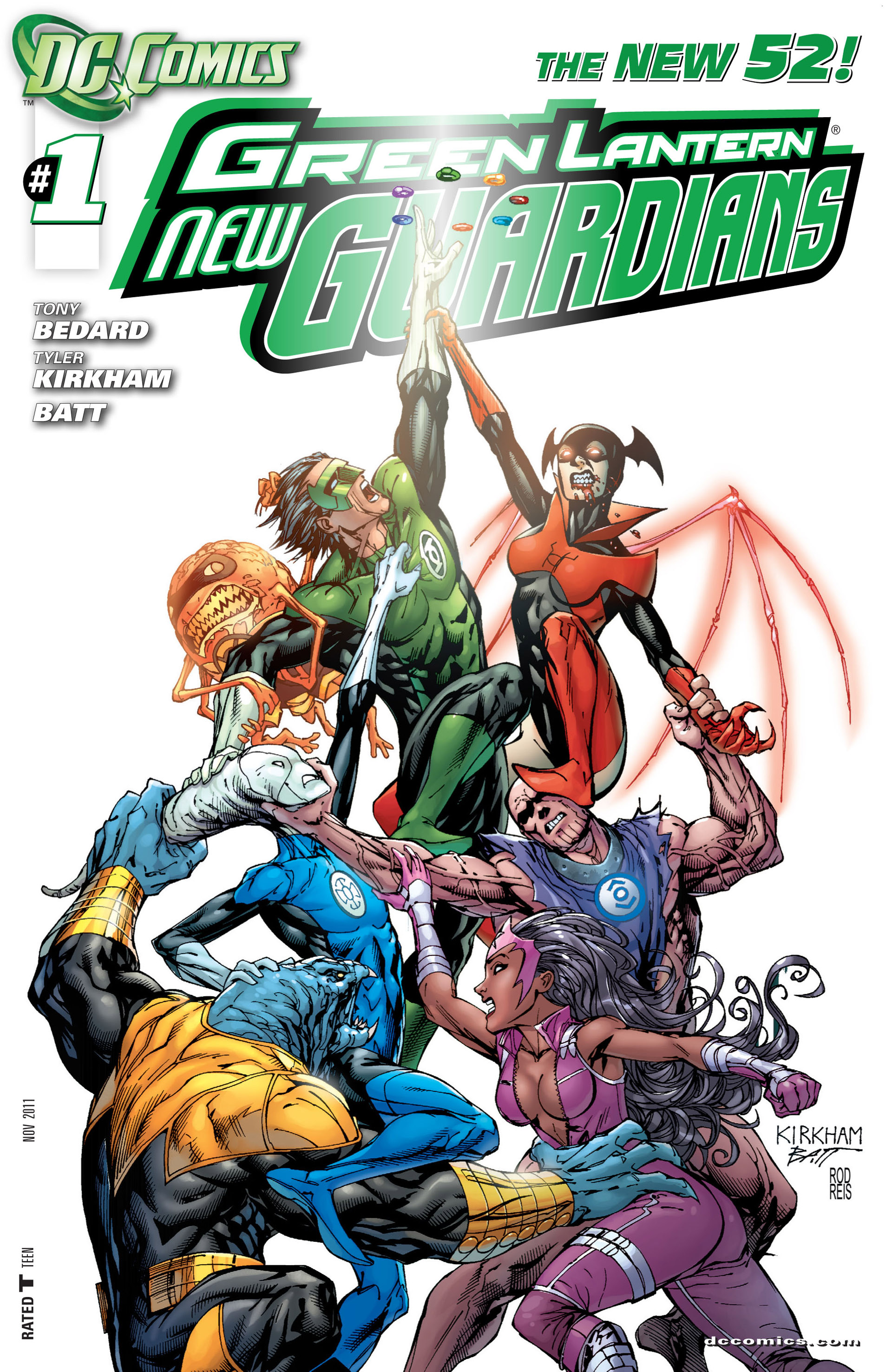 Read online Green Lantern: New Guardians comic -  Issue #1 - 1