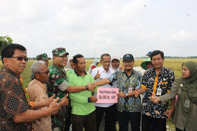 TIM SERGAP KEMENTAN AJAK DANDIM SRAGEN MENJAGA KETAHANAN PANGAN