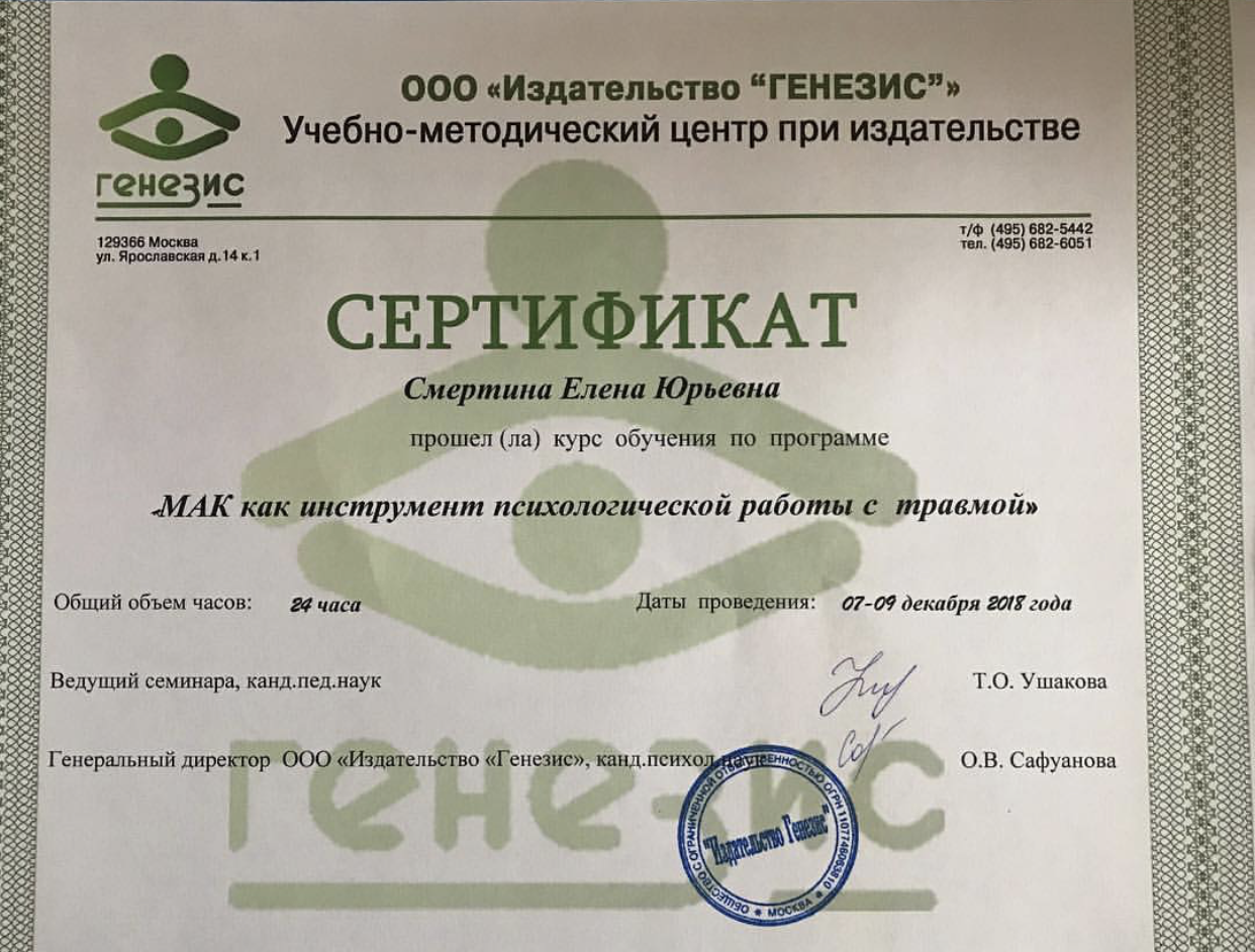 сертификат арт терапия. сертификат терапия. сертификаты по мак обучению. сертификат мастер вижн. сертификаты мак.