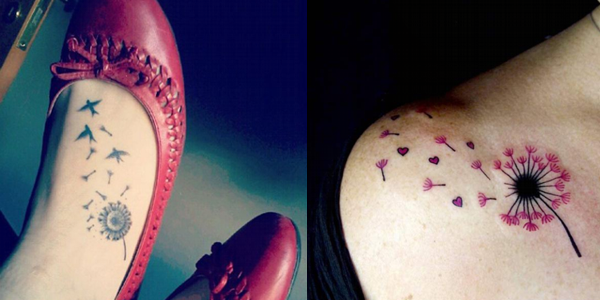 Dandelion Tattoo Ideas