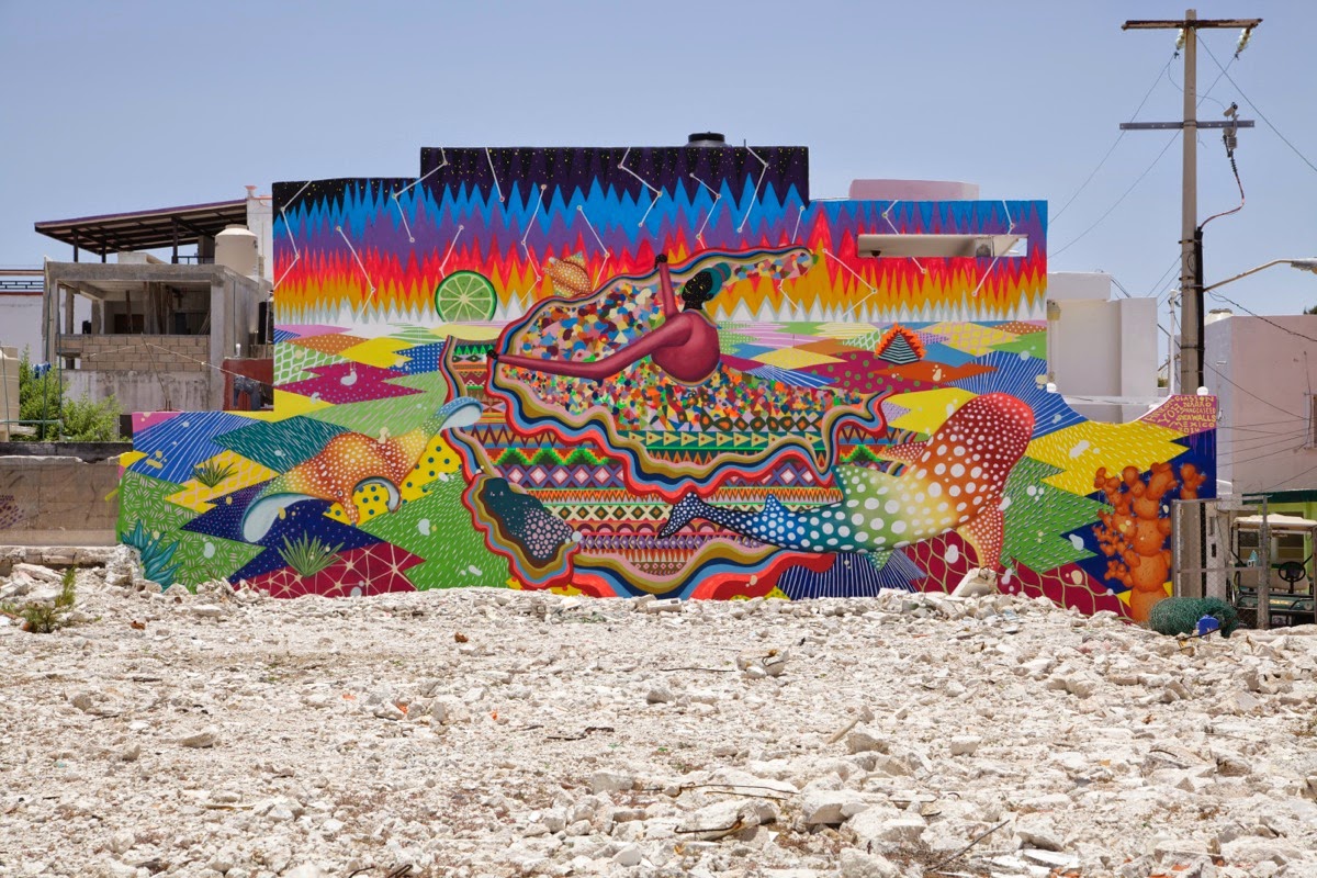 SEA WALLS on Isla Mujeres in Cancun, Mexico 2014