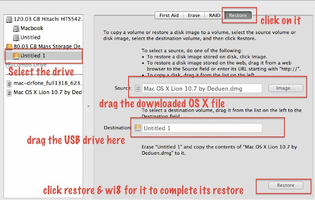 How to Reinstall Mac OS X On Macbook Using A BootAble Usb Disk