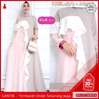 Jual RRJ107D118 Dress Helga Maxy Wanita Sy Terbaru Trendy BMGShop