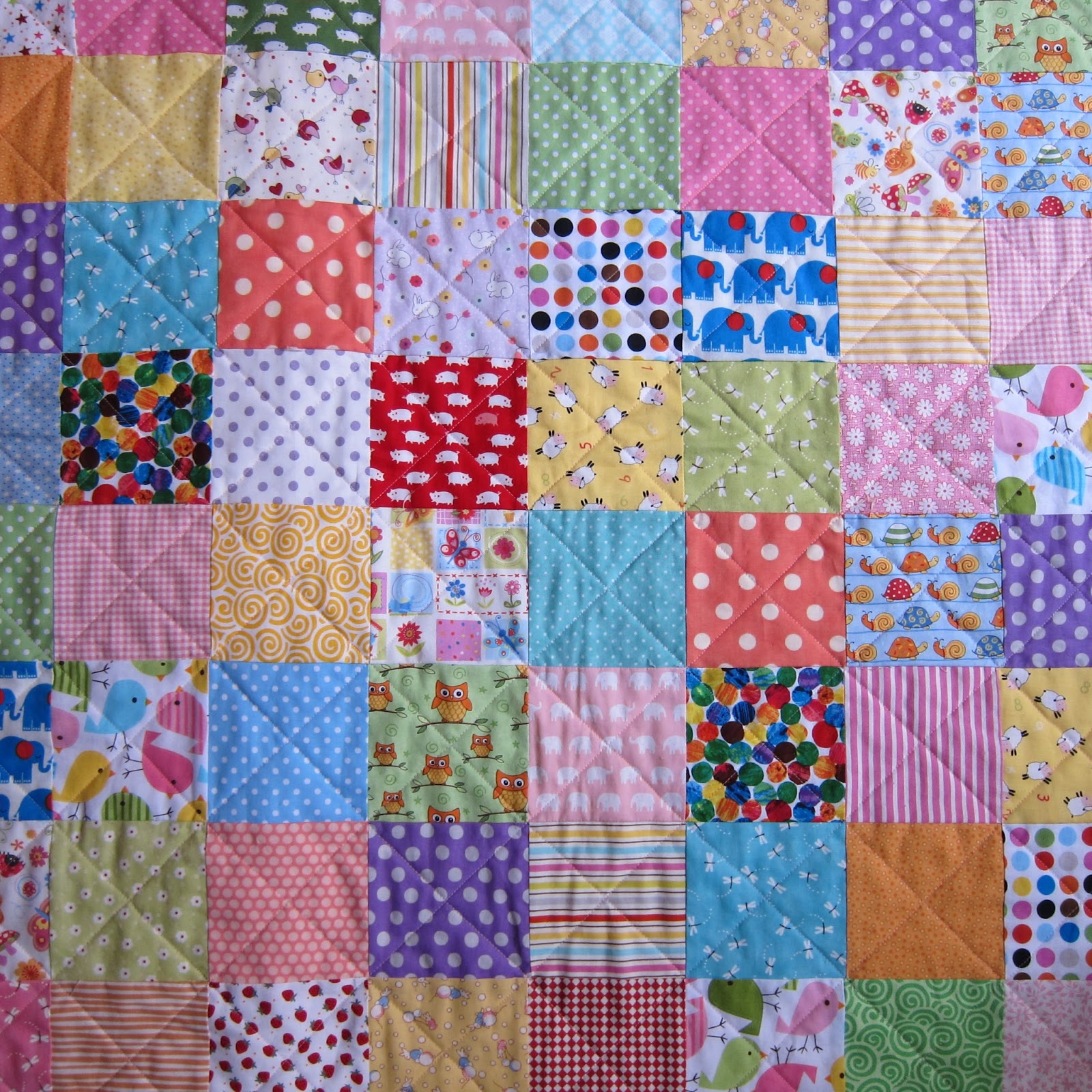 The Pink Button Tree: Make a patchwork quilt in a weekend